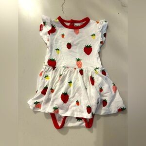 Kyte Baby girl’s twirl bodysuit dress. 0-3 month size.
